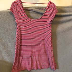 American Eagle Outfitters Dress Red & Blue
